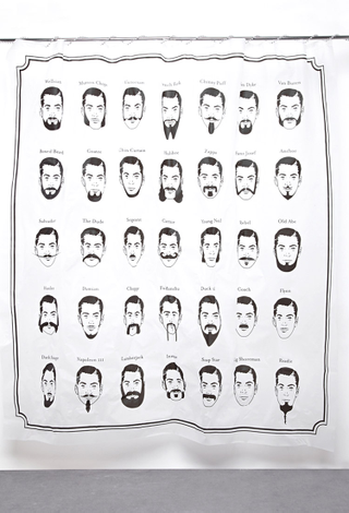 Gentleman Shower Curtain, $13.99 (was $19.90) One Lumberjack, please.